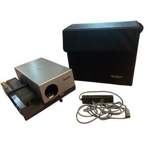 Vintage Rollei Werke Autofocus P35E Slide Projector Germany + Remote Case 120V